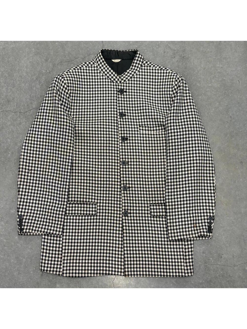 Checkered Women’s Blazer Coat